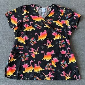 Lion King scrub top